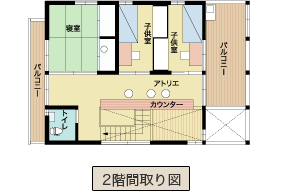 2階間取り図